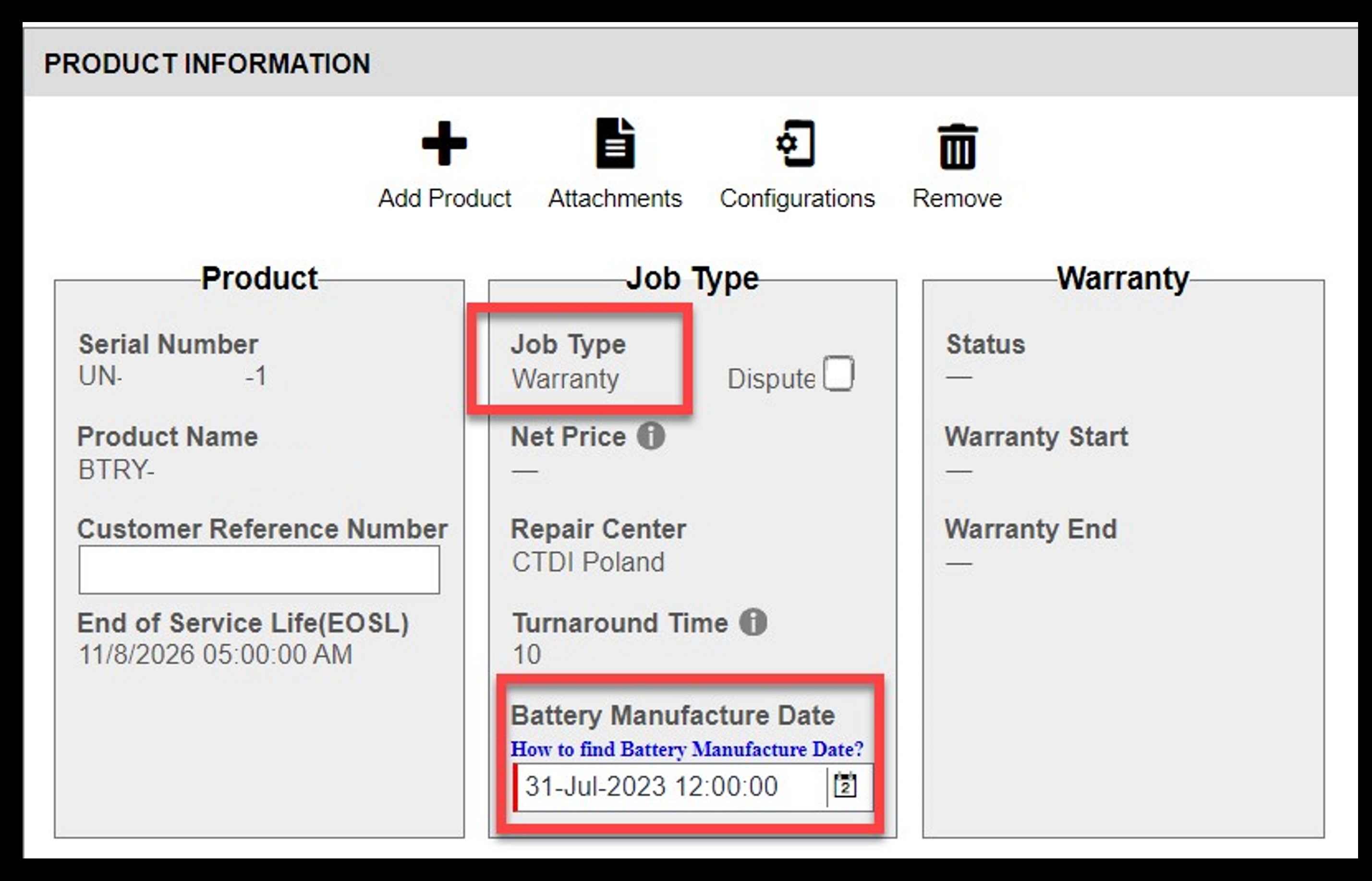 Battery Warranty Claim Screenshot 8