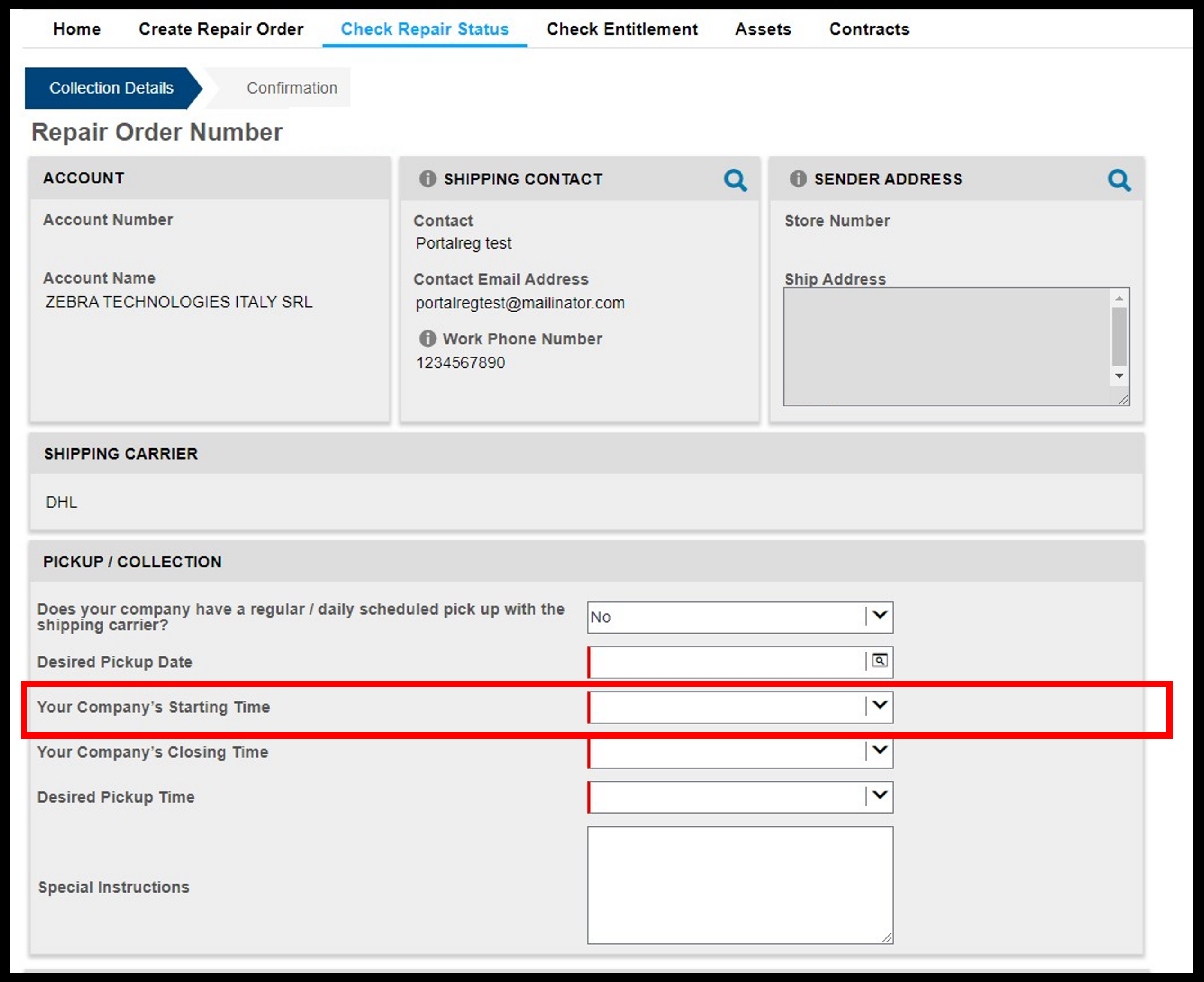 Generate a Shipping Label Screenshot 9