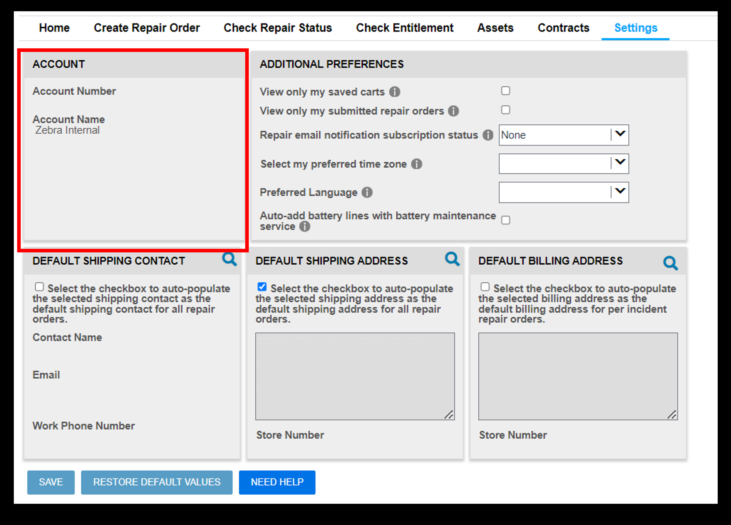 User Settings Repair Guides Screenshot 2