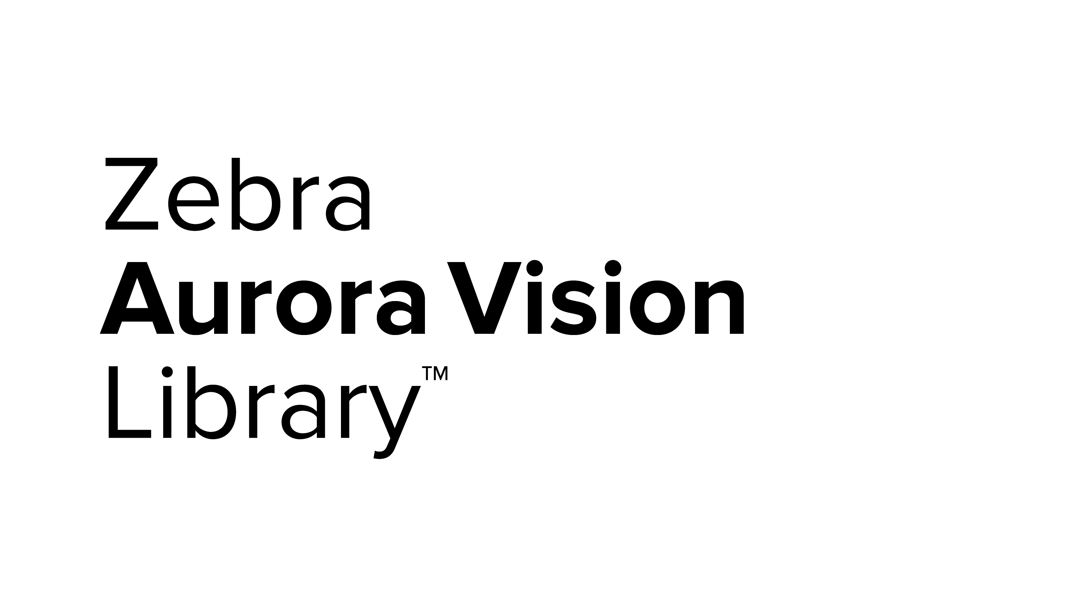 Zebra Aurora Vision Library