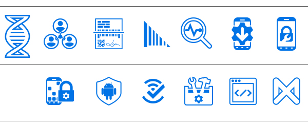 Íconos de Mobility DNA