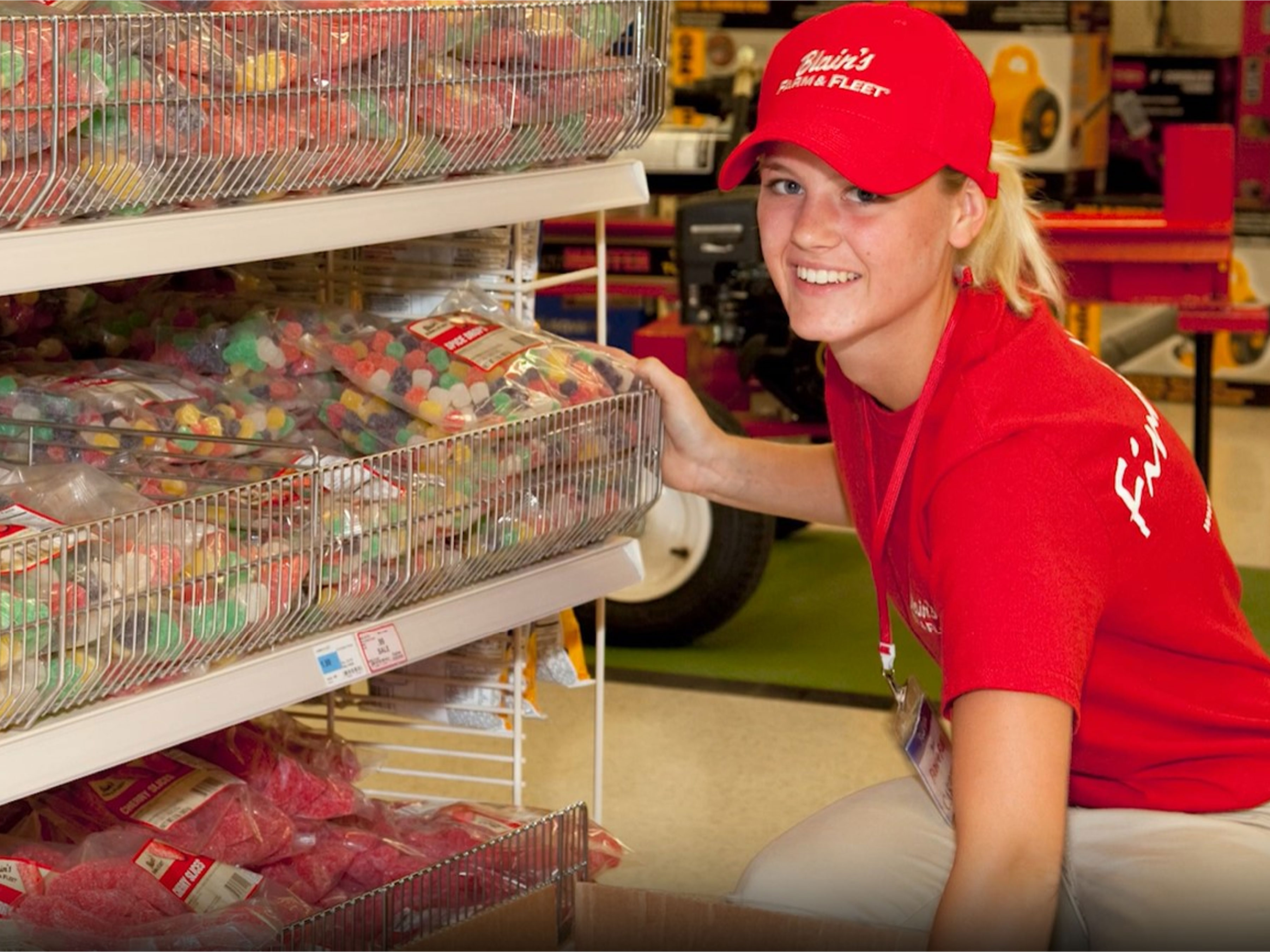 Employee at Blaine's Farm and Fleet store