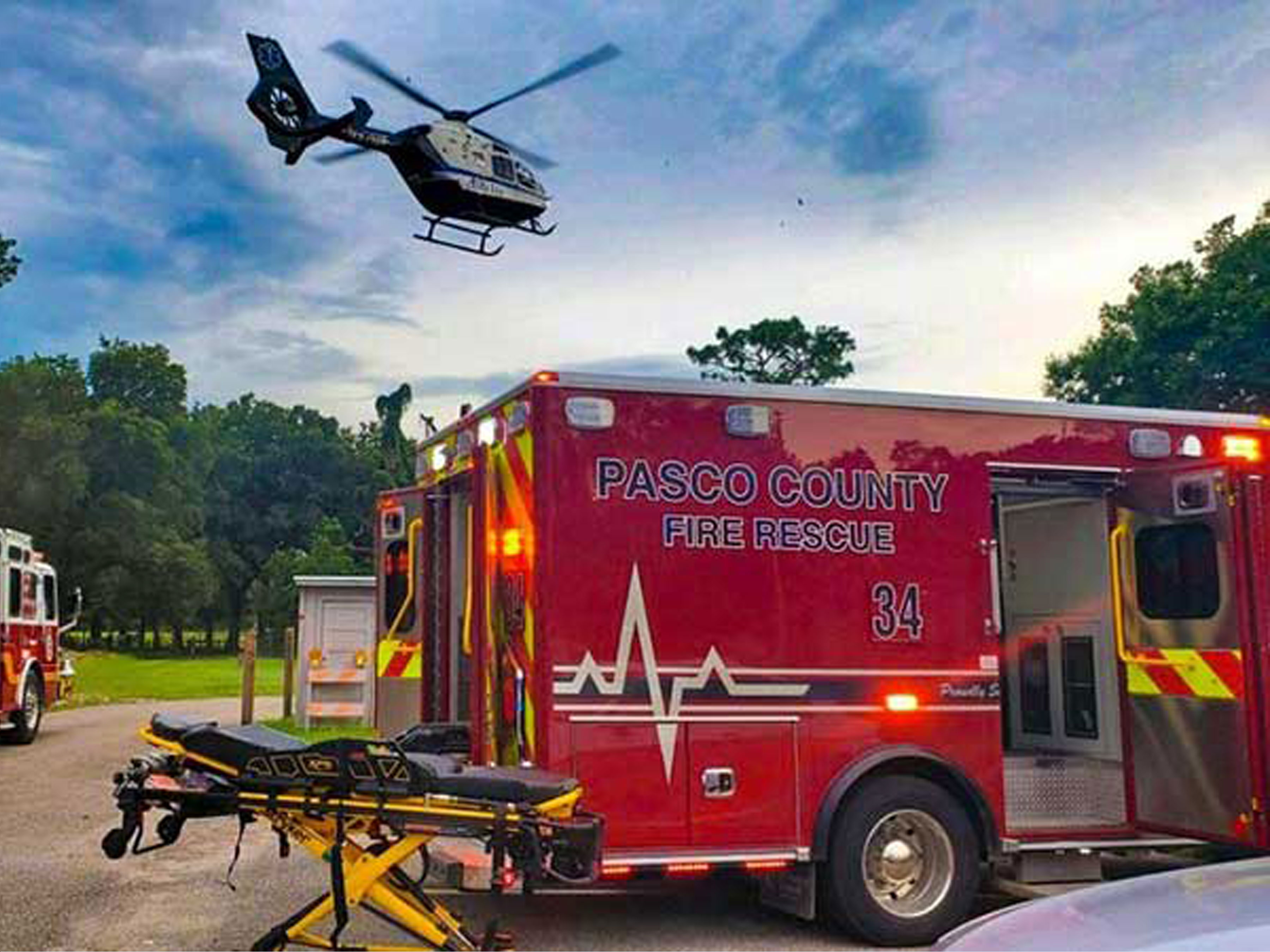 Pasco's fire rescue truck