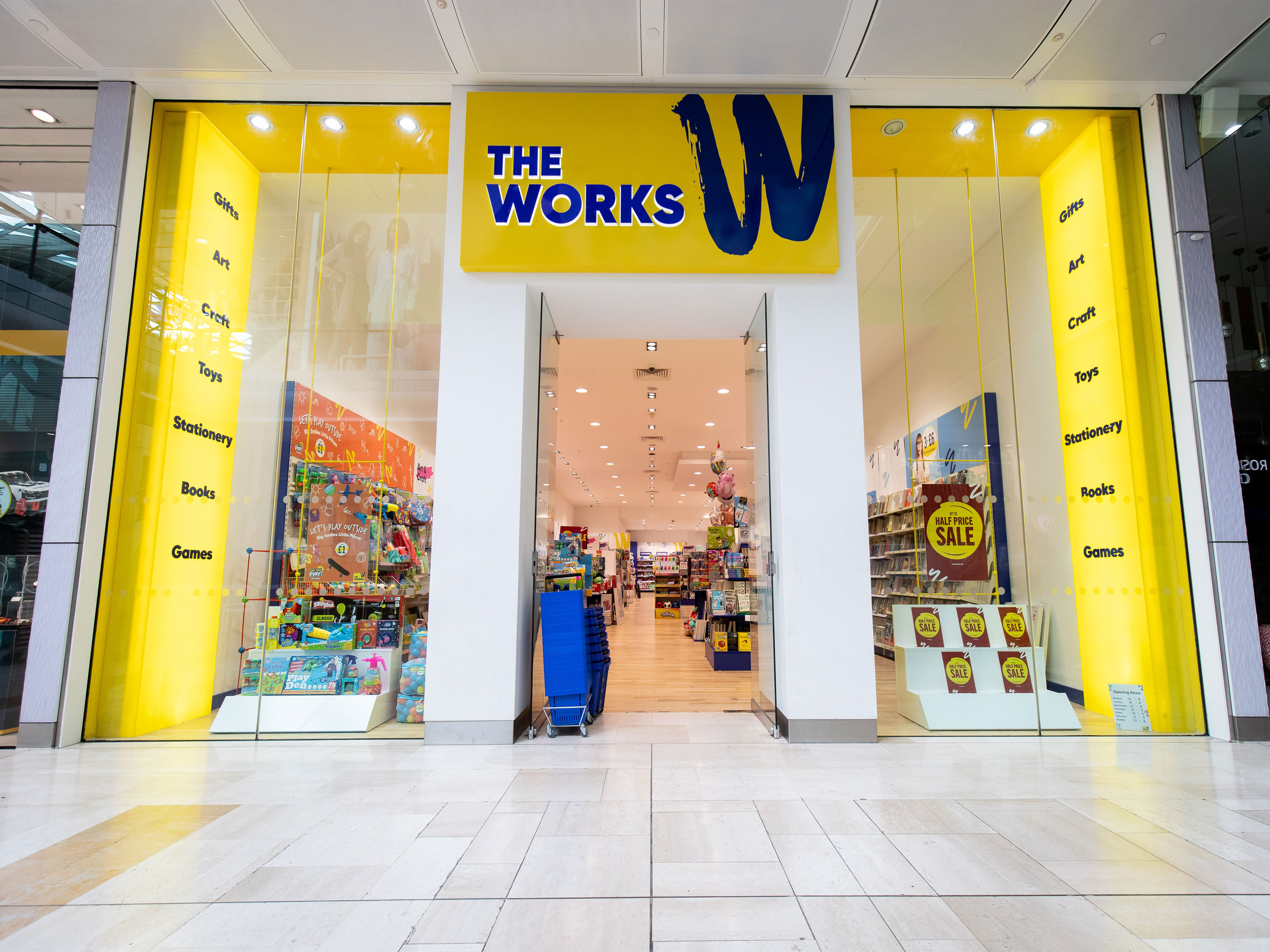 Exterior of The Works store